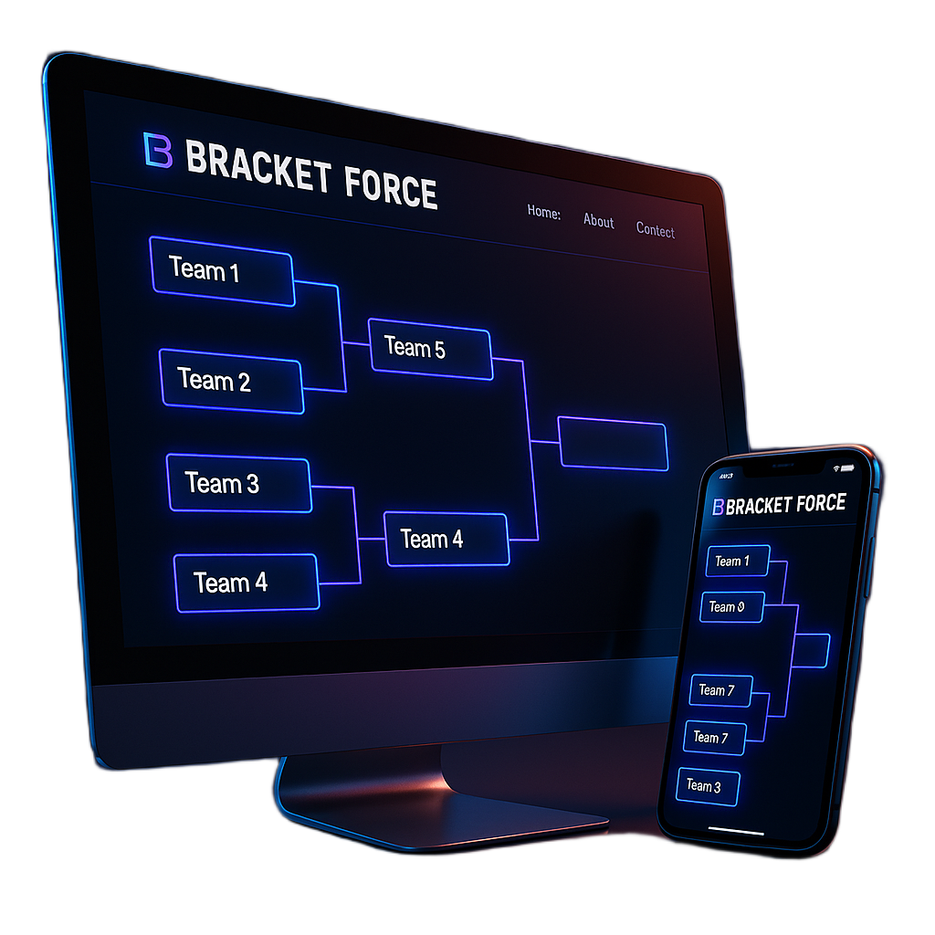 BracketForce tournament bracket interface